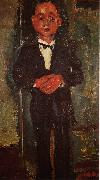 Chaim Soutine Portrait of a Man  fgdfh painting
